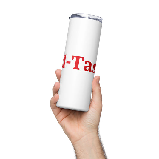 Dad-Tastic White/Red Stainless Steel Tumbler